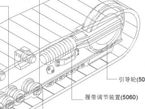 81N6-14011GG 涨紧油缸总成  韩国现代原厂